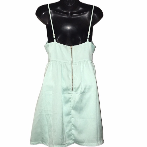 AKIRA Chicago BABYDOLL SLIP DRESS~Sequins~M - Picture 4 of 7